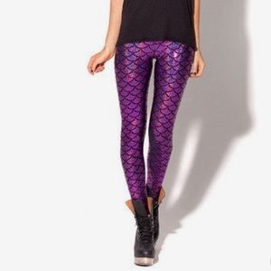 BlackMilk mermaid purple leggings